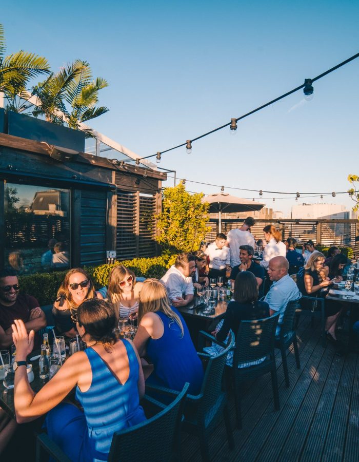 london-summer-venues-Century Club- outdoor seating